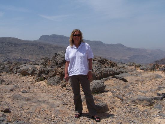 In der Mondlandschaft Omans