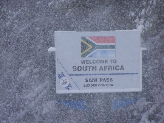An dieser Stelle eigentlich komplett falsch - zeitlich gesehen - aber trotzdem: Welcome to South Africa (in winter)