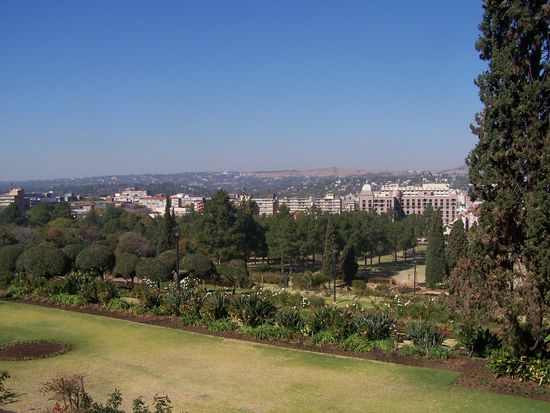Blick vom Regierungshügel auf Pretoria