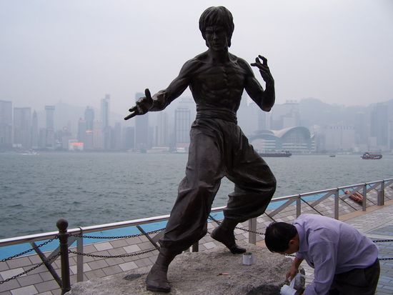 Avenue of the stars - Jackie Chan (glaube ich)