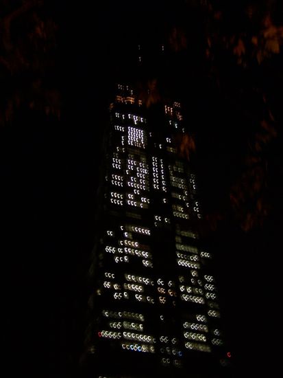 Jin Mao Tower by night