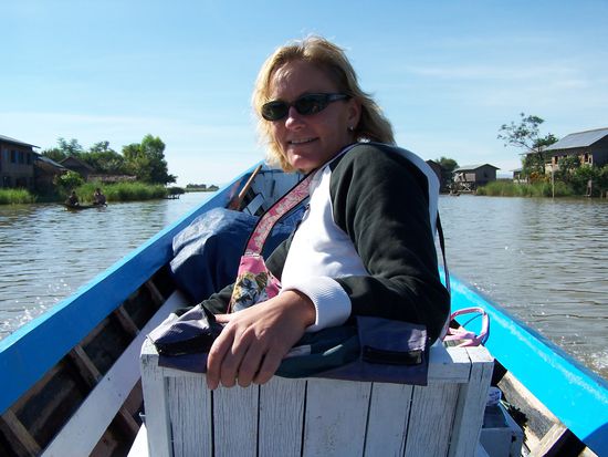 Über den Inle See zum Hotel