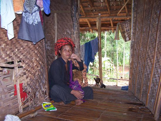 Zu Besuch in einem typischen Haus