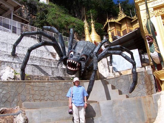 Horror ! Ich habe wirklich eine ganz schlimme Spinnen-Phobie, die durch dieses Objekt sicher nicht besser wurde !