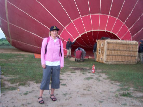 Zu diesem Zeitpunkt waren wir schon von den Piloten "gebrieft".