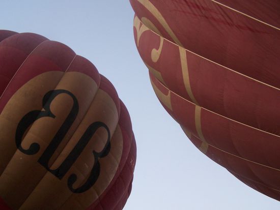Fertig ! Wir standen schon in den Körben und waren aufgeregt ohne Ende !