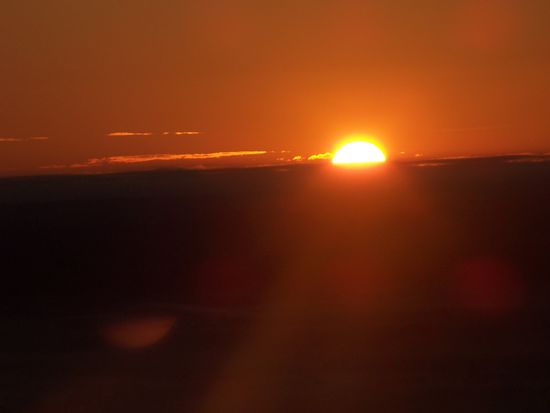 Kurz nach 06.00 Uhr. Die Sonne ging auf und ich hätte heulen können, so schön war das !!!