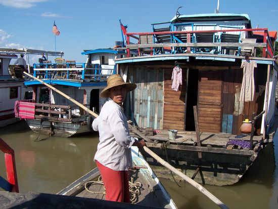 Und schwupps waren wir wieder auf einem Boot !
