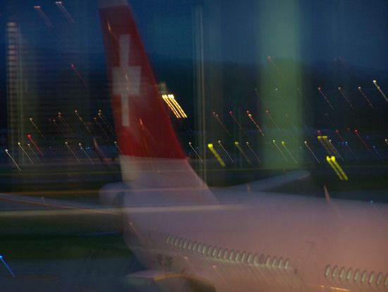 Diese Swiss-Maschine flog mich nach Bangkok.