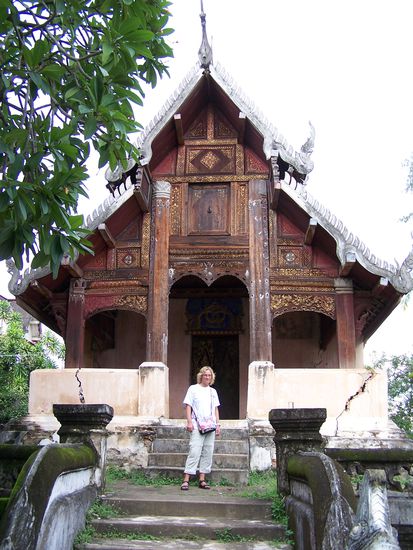 Ein wirklich schöner Tempel im burmesischen Stil
