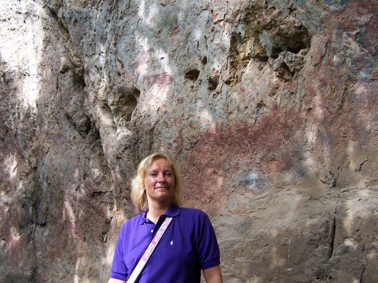 Hier waren Felsmalereien, die wollte Sombal sich unbedingt mal ansehen. Ok, war ein netter, kleiner Spaziergang