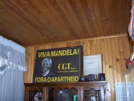 Im Wohnzimmer von Mr. Mandela