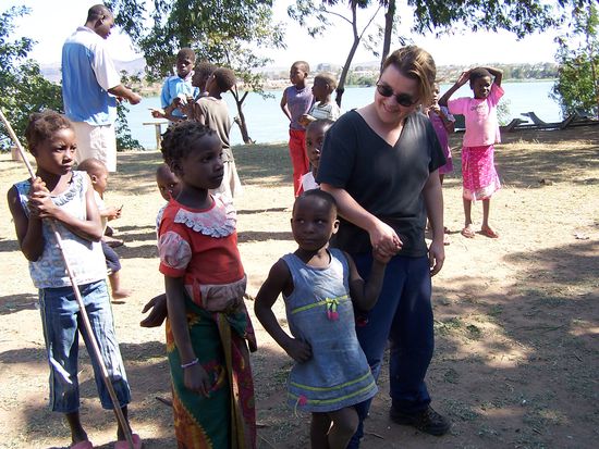 Noch ein bißchen schüchtern, aber das änderte sich rasend schnell !