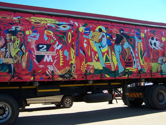 Mosambikanischer Bierlaster