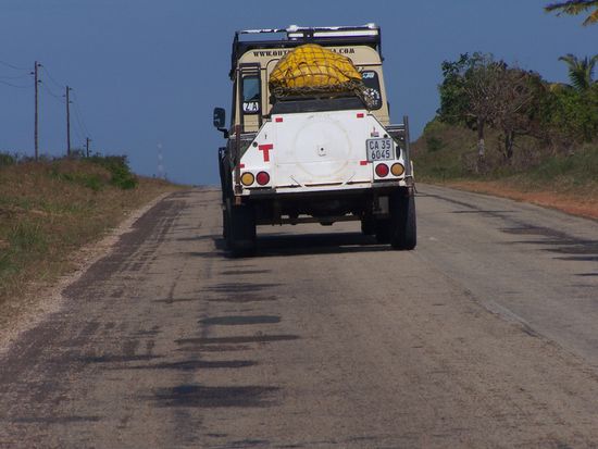 Den Landrover hatten wir also schon eingeholt.