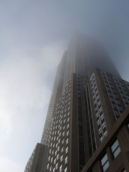 Am Empire State stieg ich in den Bus für die Manhattan-Tour Richtung downtown