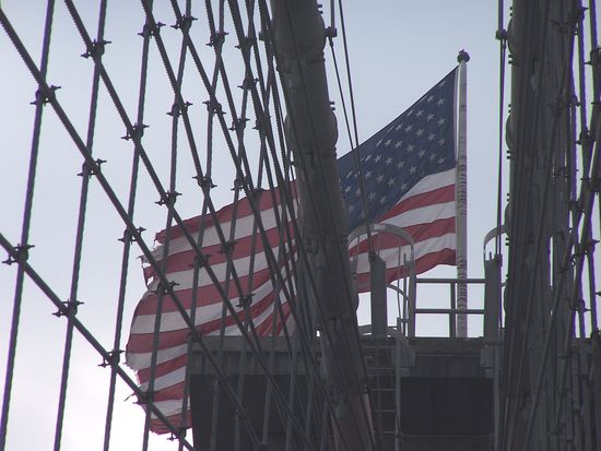Ein Spaziergang auf der Brooklyn Bridge musste selbstverständlich sein !
