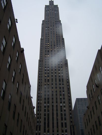Der nette "Schuppen" von John D. Rockefeller, obendrauf gibt´s auch eine Aussichtsplattform "Top of the Rock", aber ESB hatte mir gereicht...