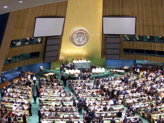 UN-Vollversammlung ! Nein, nur die "light-version".