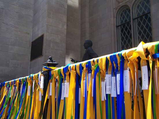 Für jeden im Irak und Afghanistan stationierten Soldaten ein Band