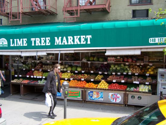 Obstladen in Little Italy