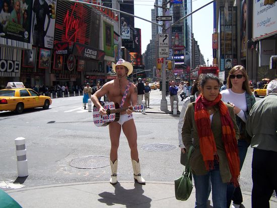 Bye, bye New York - naked cowboys gibt´s wohl nur hier !!!