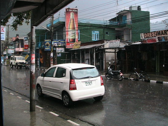 Pokhara im Regen