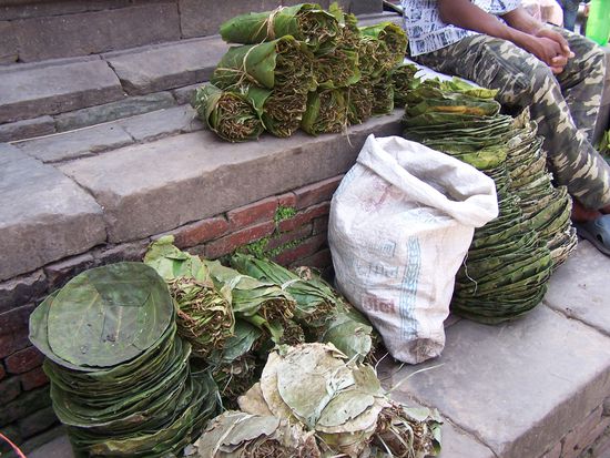 Schon appetitlicher, aber nicht zum Essen, sondern zum Opfergaben drapieren !