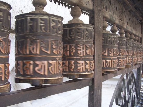 Gebetsmühlen drehen...