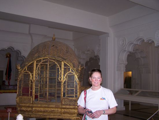 Maharadscha-Elefanten-Sitz