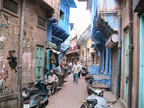 In den engen Gassen Jodhpurs