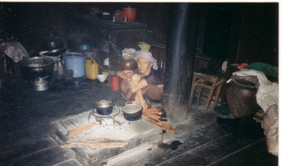 Zu Besuch bei einer Familie