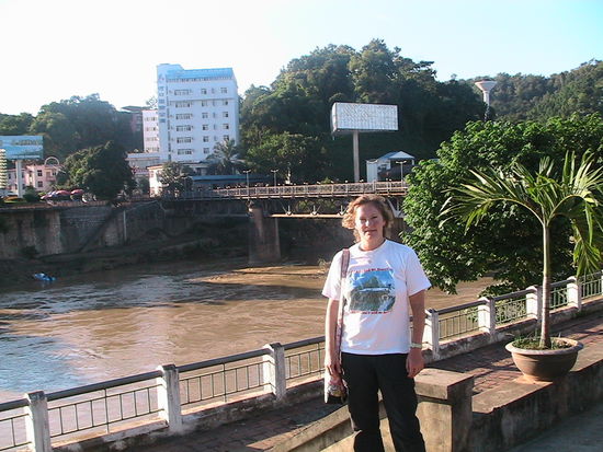 Hinter mir beginnt China