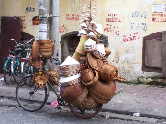 In der Gasse der Körbe oder Hüte ?