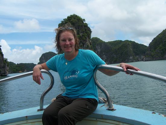 Ich trockne...und lächele auch schon wieder