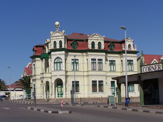 Kolonialer Prachtbau in Swakopmund