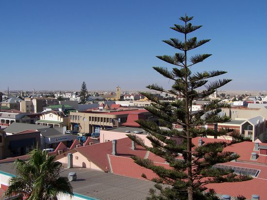 Blick über das immer noch ur-deutsche Swakopmund