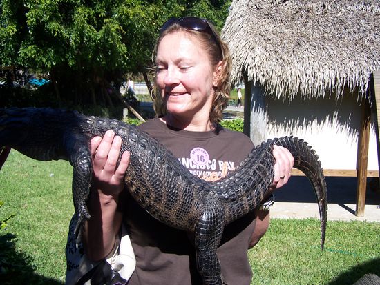 Und zum Schluss darf jeder mal ran.