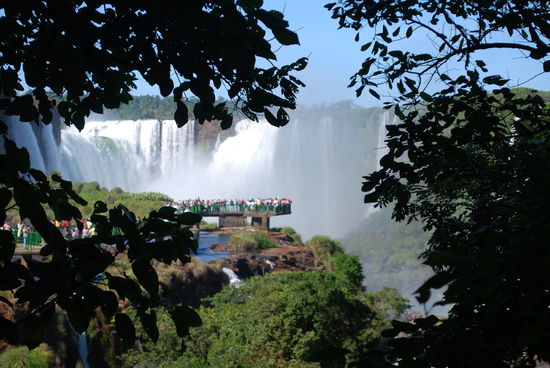 Garganta del Diablo - Aussichtsplattform aus der Ferne
