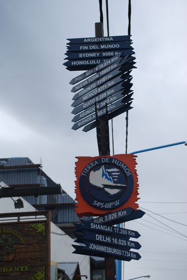 Am Ende der Welt - nicht ganz, denn es gibt noch andere Himmelsrichtungen, als nur Norden !