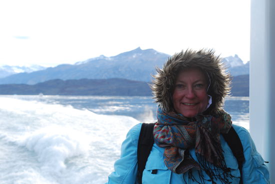 Der Schal muss auch noch dran - noch kälter...