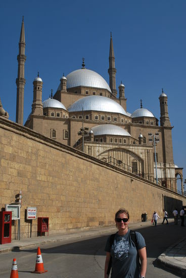 Vor der Alabaster-Moschee