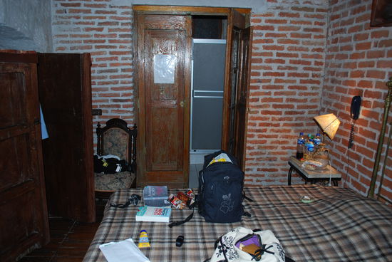 Mein rustikales Hotelzimmer in der Casa del Melgar