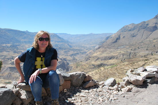 Bildschöne Landschaften in den Anden