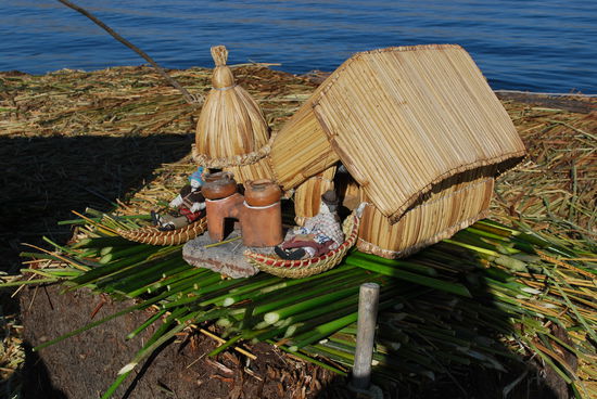 Uros-Inseln im Miniaturformat