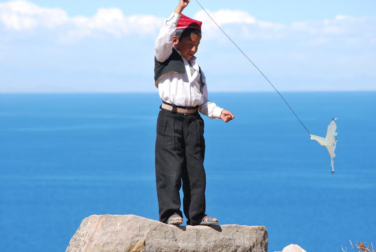 Drachensteigen lassen...