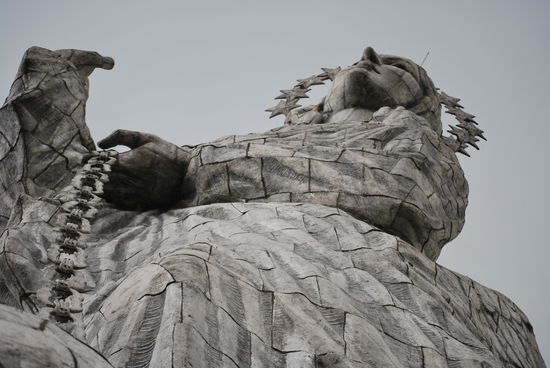 Die angeblich einzige Mariendarstellung der Welt mit Flügeln - sie wurde in einem Stück aus Frankreich hierher transportiert