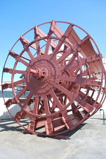 Raddampfer-Schaufelrad