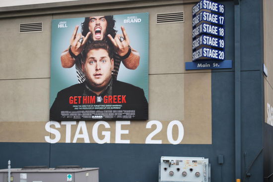 Eine der riesigen Hallen für Innenaufnahmen