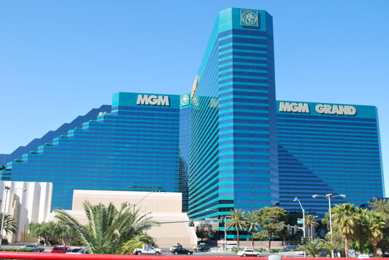 Das MGM Grand ist dann einfach nur gross mit über 5000 Zimmern und damit  angeblich das grösste Hotel der Welt